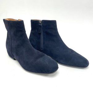 Aquatalia Navy Ulyssa Ankle Boot Sz 8.5